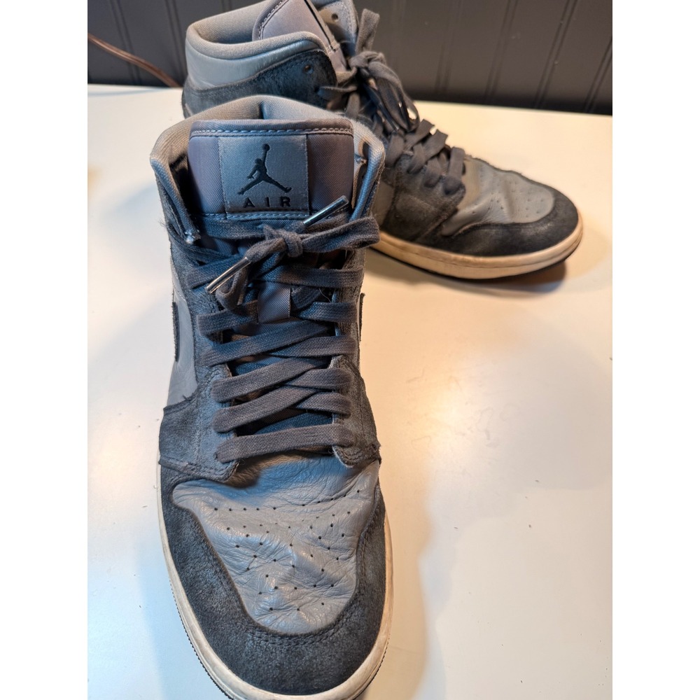 Nike Air Jordan 1 Mid SE Craft Grey Fog Anthracite distressed FJ3448 Mens 11.5